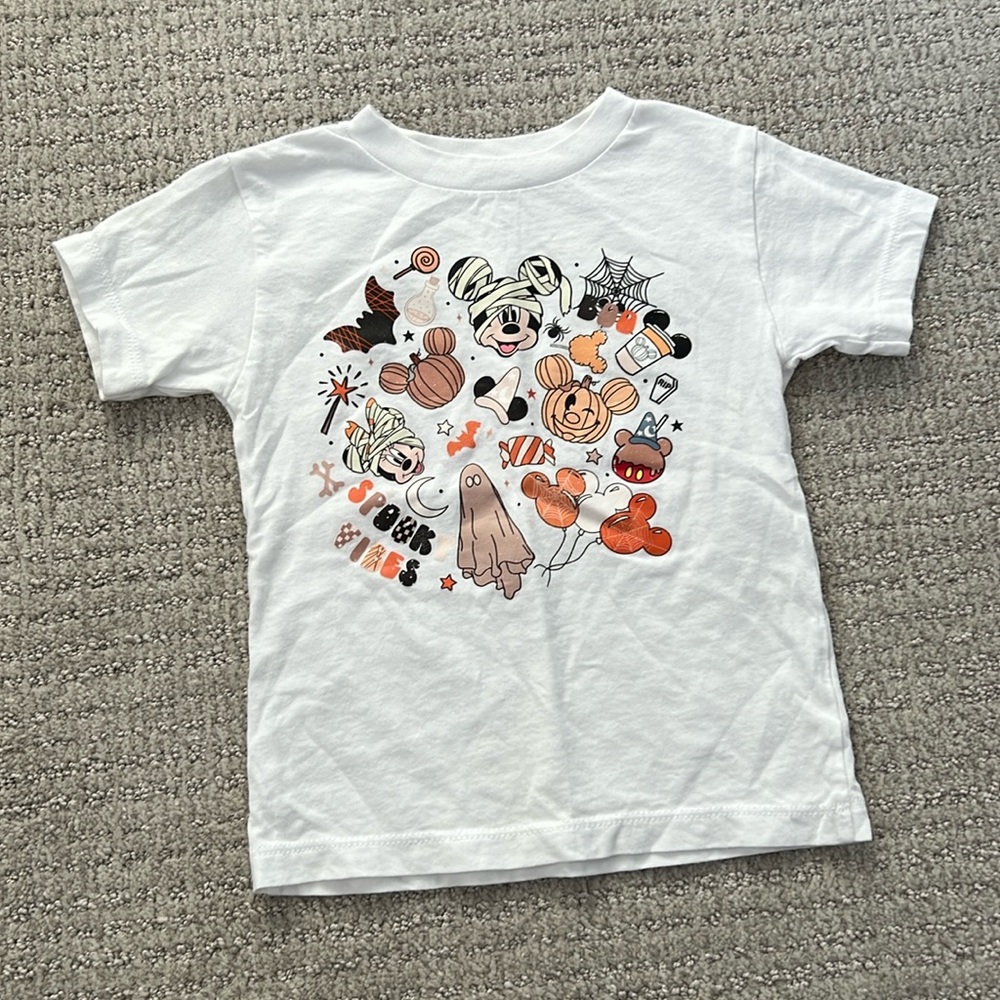 2T little knots Disney Halloween tshirt